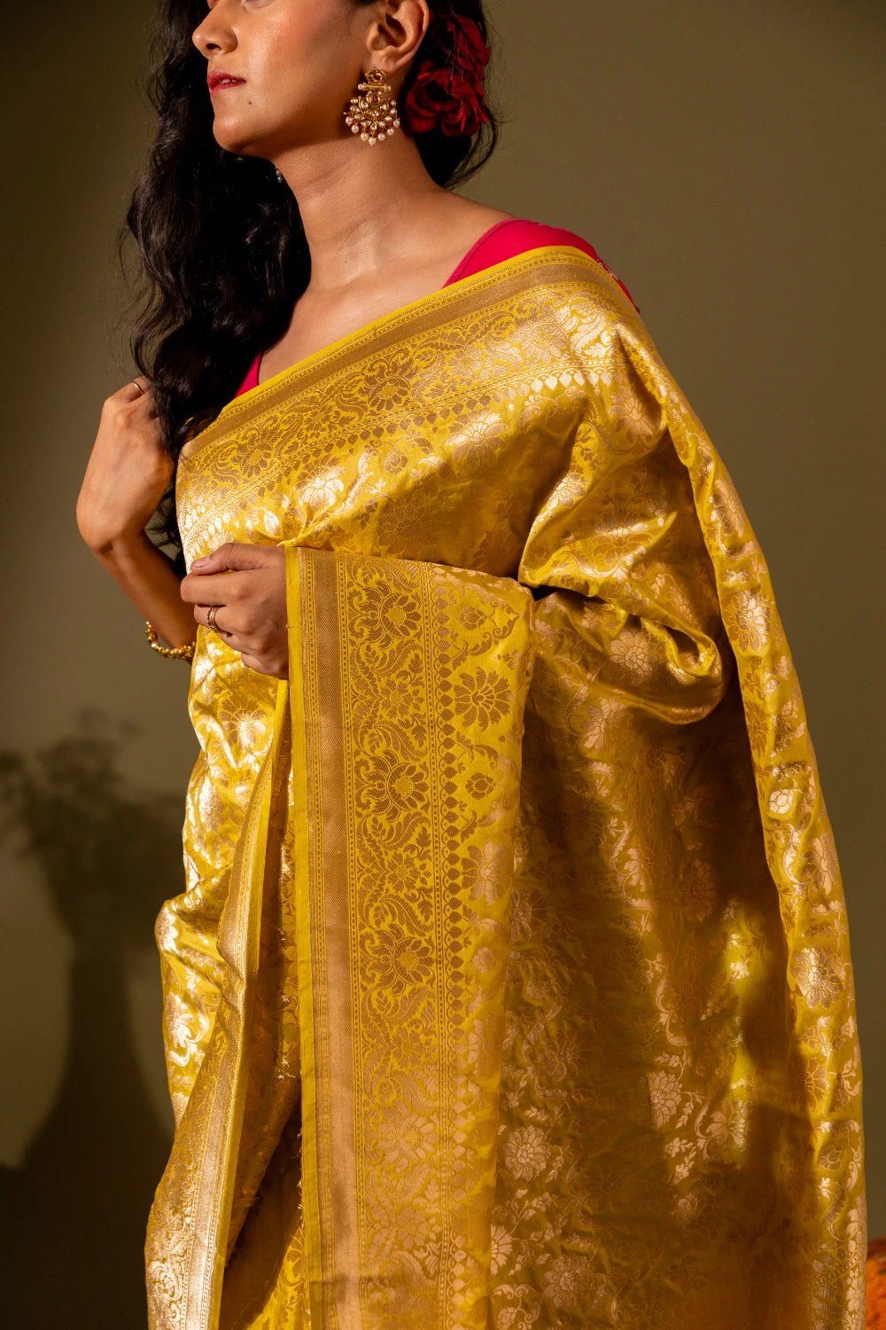 Beautiful Pure Banarasi Katan Silk Saree - Madhukara